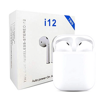 I12 TWS Wireless Bluetooth 5.0 Portable Stereo Earphone